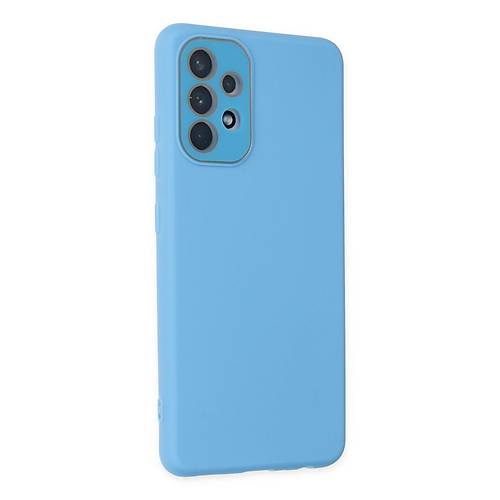 Galaxy A53 5G K�l�f Lansman Glass Kapak - Mavi