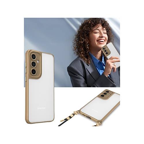 Galaxy A36 K�l�f Penta Silikon K�l�f - ��l Titanyum
