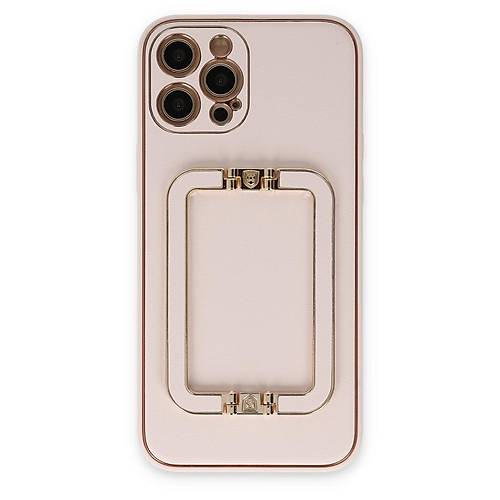 iPhone 12 Pro K�l�f Coco Elit Kapak - Pudra