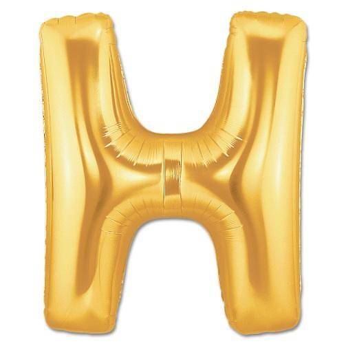 H Harf Folyo Balon Alt�n Renk 40 in�