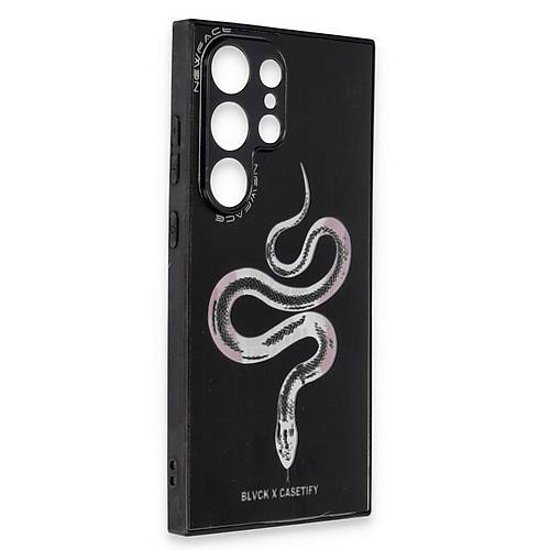 Galaxy S24 Ultra K�l�f Mirror Desenli Kapak - Mirror - 13
