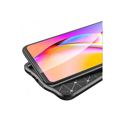 Reno 5 Lite K�l�f Auto Focus Kapak - K�rm�z�