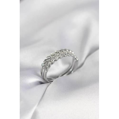 G�m�� Renk Ba�ak Model Zirkon Ta�l� Kad�n Y�z�k