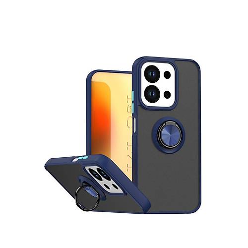 Redmi 15C 4G Montreal Y�z�kl� Silikon Kapak - Lacivert