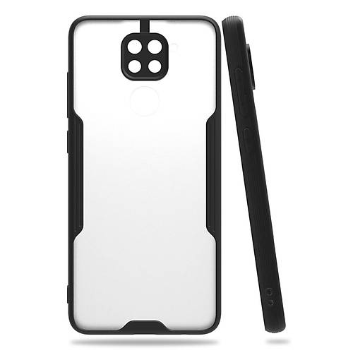Redmi Note 9 K�l�f Platin Silikon - Siyah