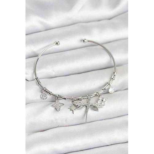 Yusuf�uk Charml� G�m�� Renk Pirin� Kad�n Bileklik