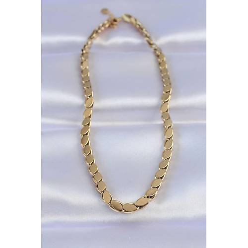 316L �elik Gold Renk Arpa Model Kolye
