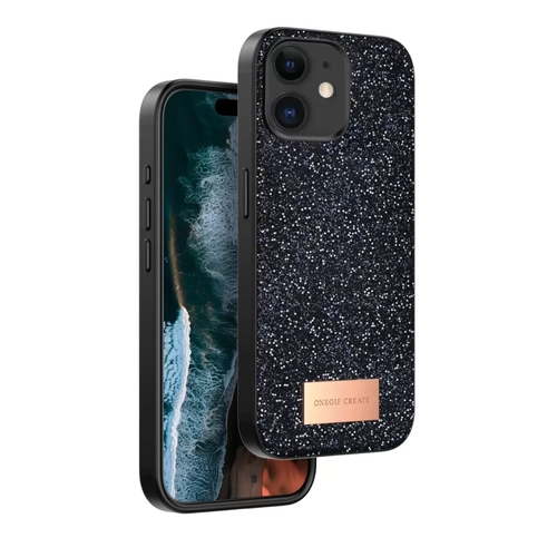 iPhone 11 Bright Simli Kapak - Siyah