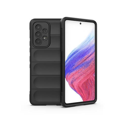 Galaxy A53 5G K�l�f Optimum Silikon - Siyah