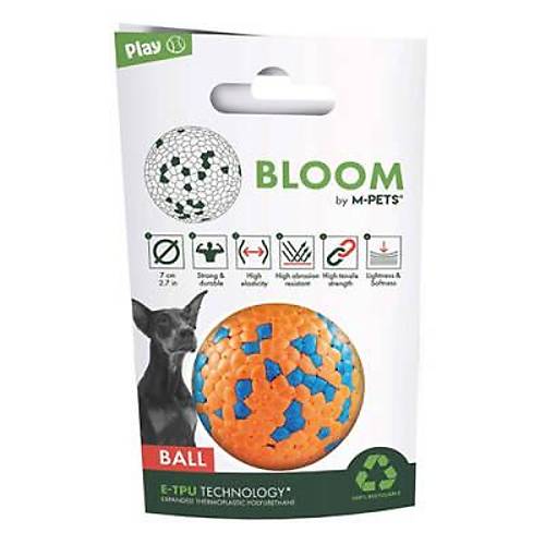 Bloom Ball Par�alanmaz Top K�pek Oyunca�� Turuncu 7 Cm