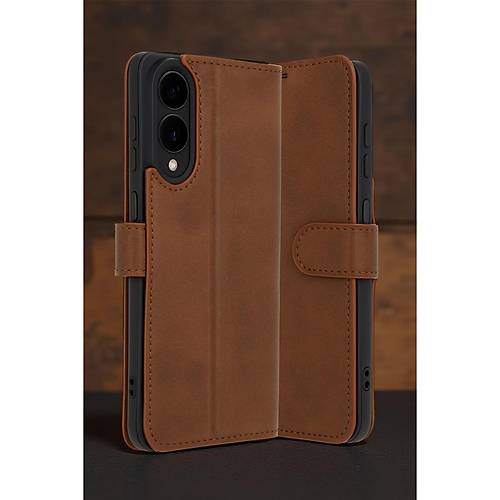 Galaxy S25 Edge Trend S Plus Kapakl� K�l�f - Taba