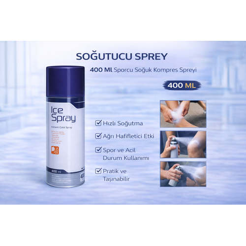 So�utucu Sprey 400 Ml 1 Adet Sporcu So�uk Kompres Spreyi