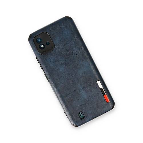 Realme C11 2021 K�l�f Loop Deri Silikon - Lacivert