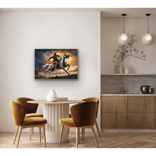Atl� Osmanl� Askeri Kanvas Tablo 70x100cm