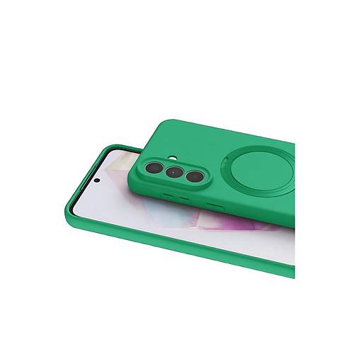 Galaxy A57 5G Regal Magsafe Standl� Kapak - Ye�il