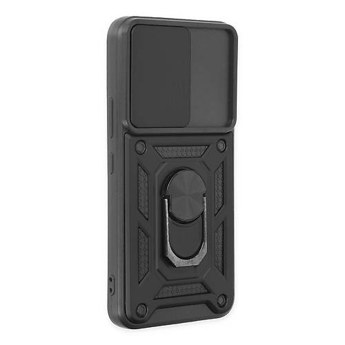 Galaxy S22 K�l�f Pars Lens Y�z�kl� Silikon - Siyah