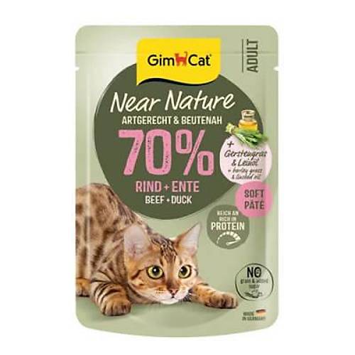 Near Nature Ezme S���r Etli ve �rdekli Pouch Yeti�kin Kedi Konservesi 85 Gr