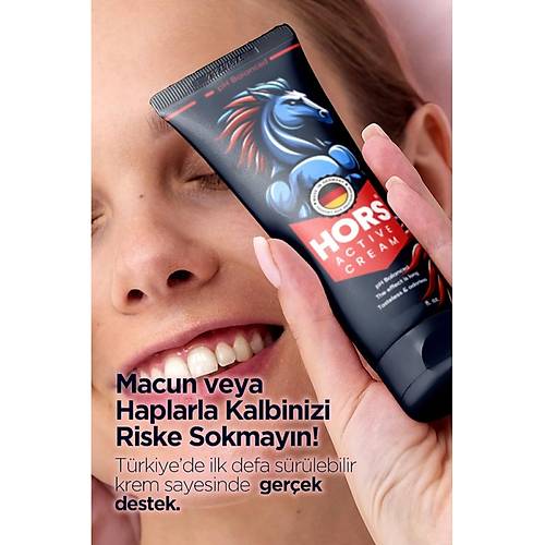 Hors Active Cream Gecikme Ve Sertle�me P.enis Kremi 50ml 4 Adet 1 Adet Jel