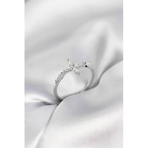 Y�ld�z Model Zirkon Ta�l� G�m�� Renk Kad�n Y�z�k