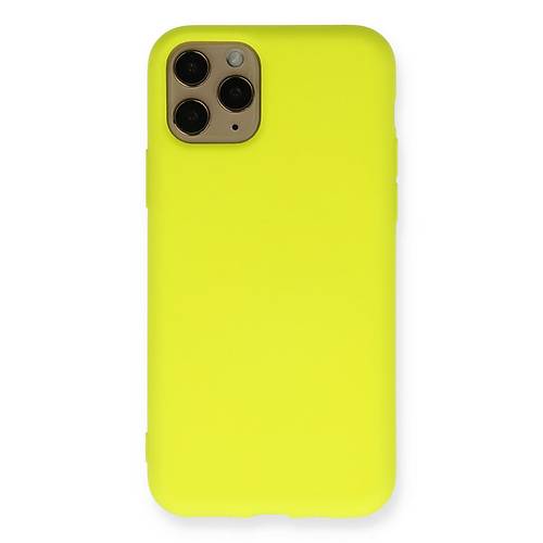 iPhone 11 Pro K�l�f Nano i�i Kadife Silikon - Sar�