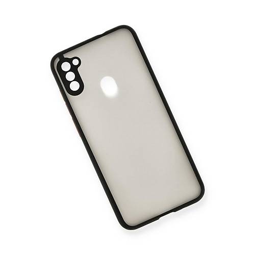 Galaxy A11 K�l�f Montreal Silikon Kapak - Siyah