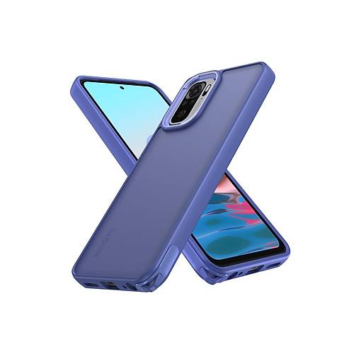 Redmi Note 10 Pro K�l�f Elegant Kapak - A��k Mavi