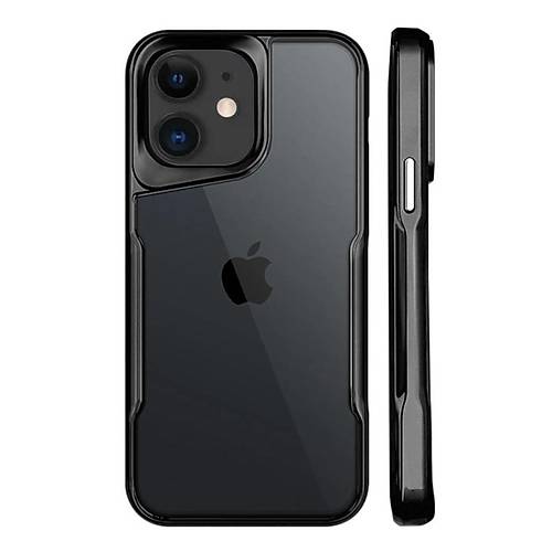 iPhone 11 K�l�f Boyi Silikon Kapak - Siyah