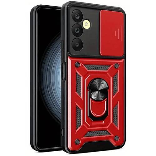 Galaxy S24 FE Pars Lens Y�z�kl� Silikon - K�rm�z�