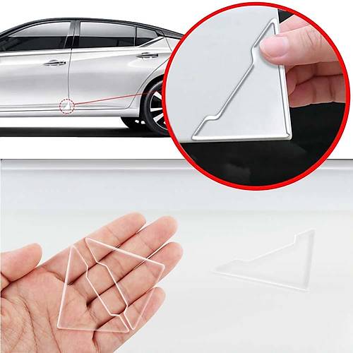 Silikon Araba Kap� K��e Koruyucu 2'li �effaf