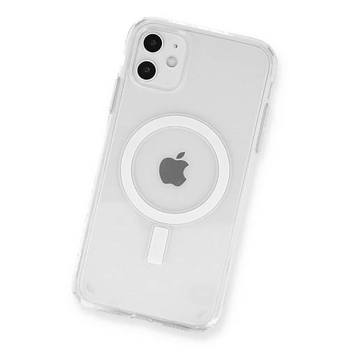 iPhone 11 K�l�f Magneticsafe �effaf Silikon - �effaf