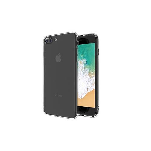 iPhone 8 Plus K�l�f Deluxe 2mm �effaf Silikon