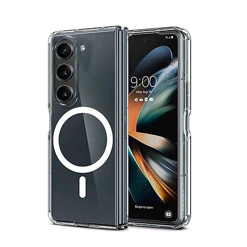 Galaxy Z Fold 6 K�l�f Magneticsafe �effaf Silikon - �effaf