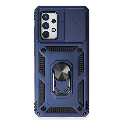 Galaxy A53 5G K�l�f Pars Lens Y�z�kl� Silikon - Lacivert