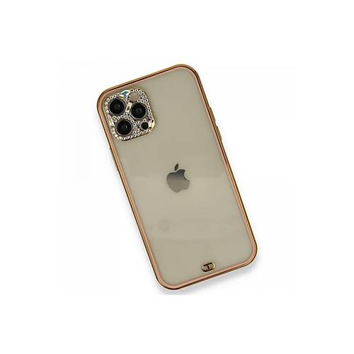 iPhone 12 Pro K�l�f Liva Ta�l� Silikon - Pembe