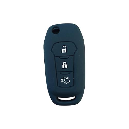 Ford Focus 5 Sustal� Anahtar Uyumlu Silikon Oto Anahtar Kumanda Kab� K�l�f Siyah