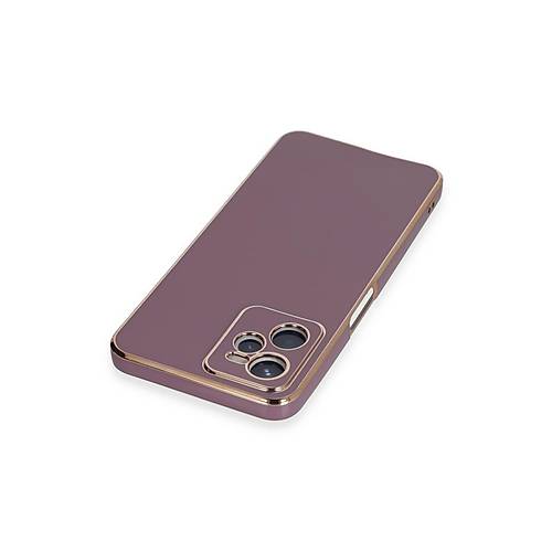 Realme C35 K�l�f Volet Silikon - Mor