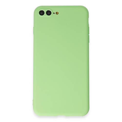 iPhone 7 Plus K�l�f First Silikon - A��k Ye�il