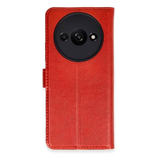 Redmi A3 4G K�l�f Trend S Plus Kapakl� K�l�f - K�rm�z�