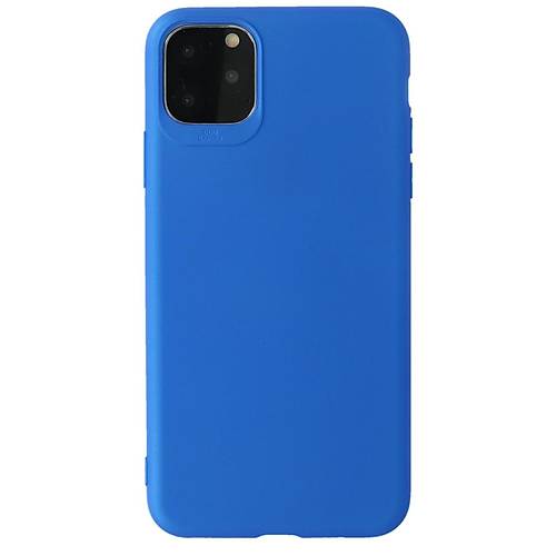 iPhone 11 Pro Max K�l�f First Silikon - Mavi