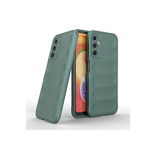 Galaxy A14 4G K�l�f Optimum Silikon - Koyu Ye�il