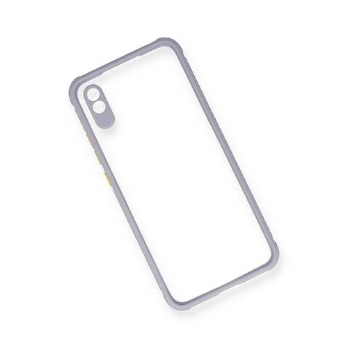 Redmi 9A K�l�f Miami �effaf Silikon - Lila