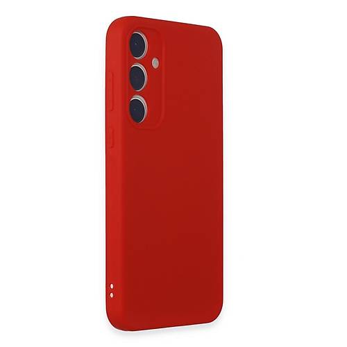 Galaxy A55 5G K�l�f First Silikon - K�rm�z�
