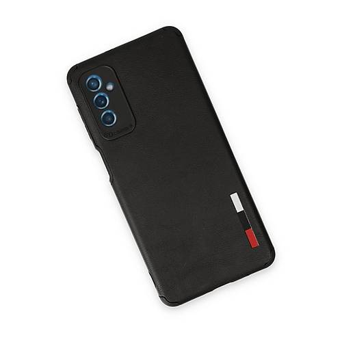 Galaxy M52 5G K�l�f Loop Deri Silikon - Siyah