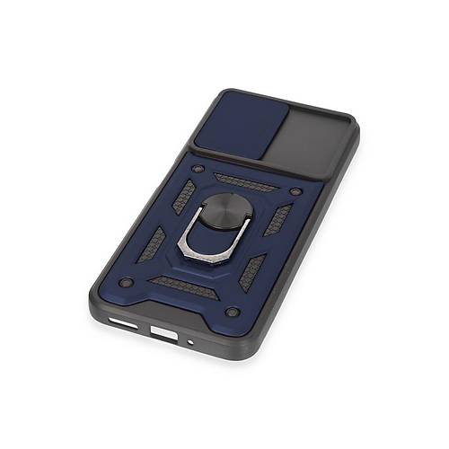 Redmi Note 12 5G K�l�f Pars Lens Y�z�kl� Silikon - Lacivert