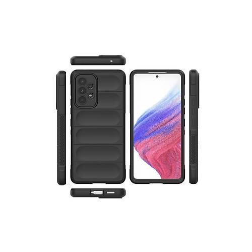 Galaxy A53 5G K�l�f Optimum Silikon - Siyah