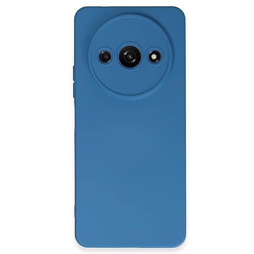 Redmi A3 4G K�l�f Nano i�i Kadife Silikon - Mavi