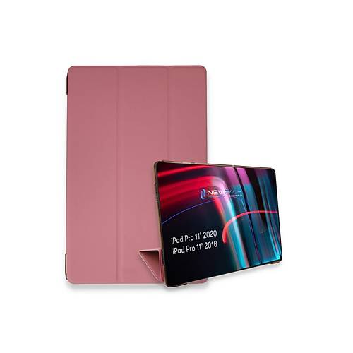 iPad 2022 10.9 (10.nesil) K�l�f Tablet Smart K�l�f - Pembe