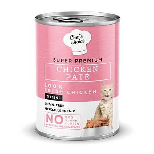 Pate Chicken Kitten Tavuklu Tah�ls�z Yavru Kedi Konservesi 12 Adet 400 Gr