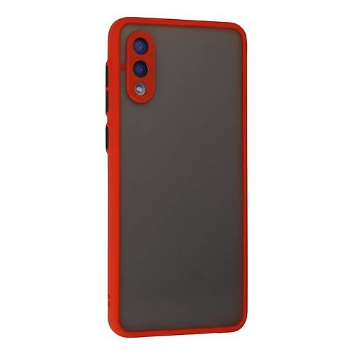Galaxy A02 K�l�f Montreal Silikon Kapak - K�rm�z�