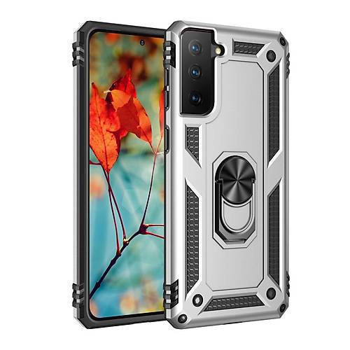Galaxy S21 K�l�f Sofya Y�z�kl� Silikon Kapak - G�m��